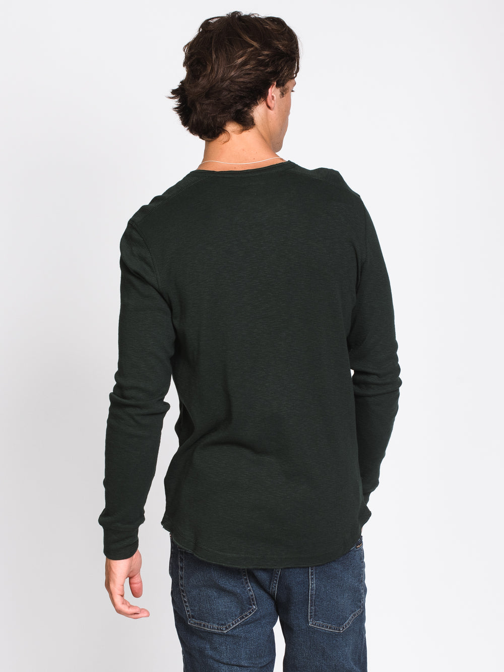 MENS MAX SLUB HENLEY - CLEARANCE