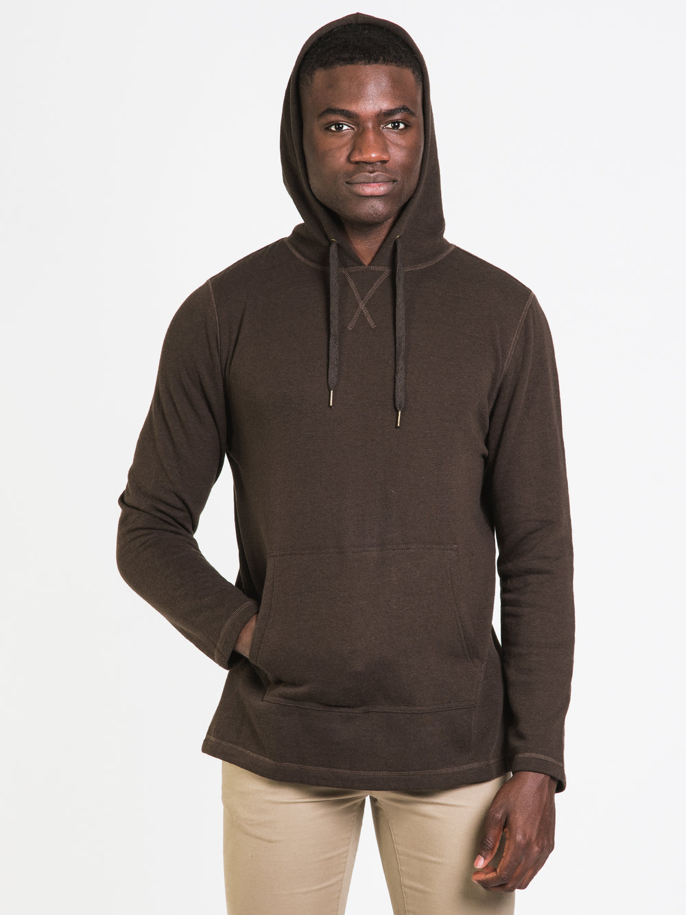 KOLBY MELANGE PULLOVER HOODIE - DESTOCKAGE