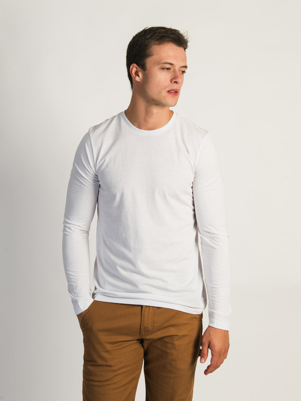 KOLBY LONG SLEEVE CREW NECK TEE