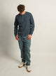 KOLBY KOLBY WAFFLE HENLEY - NAVY - Boathouse
