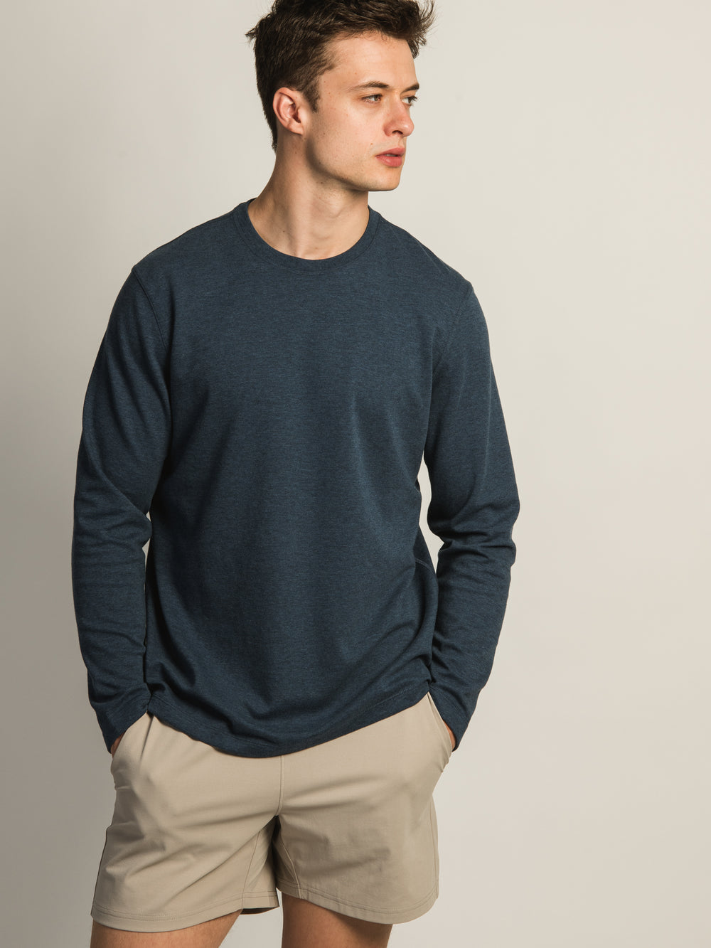 KOLBY KEEP COOL LONG SLEEVE - NAVY