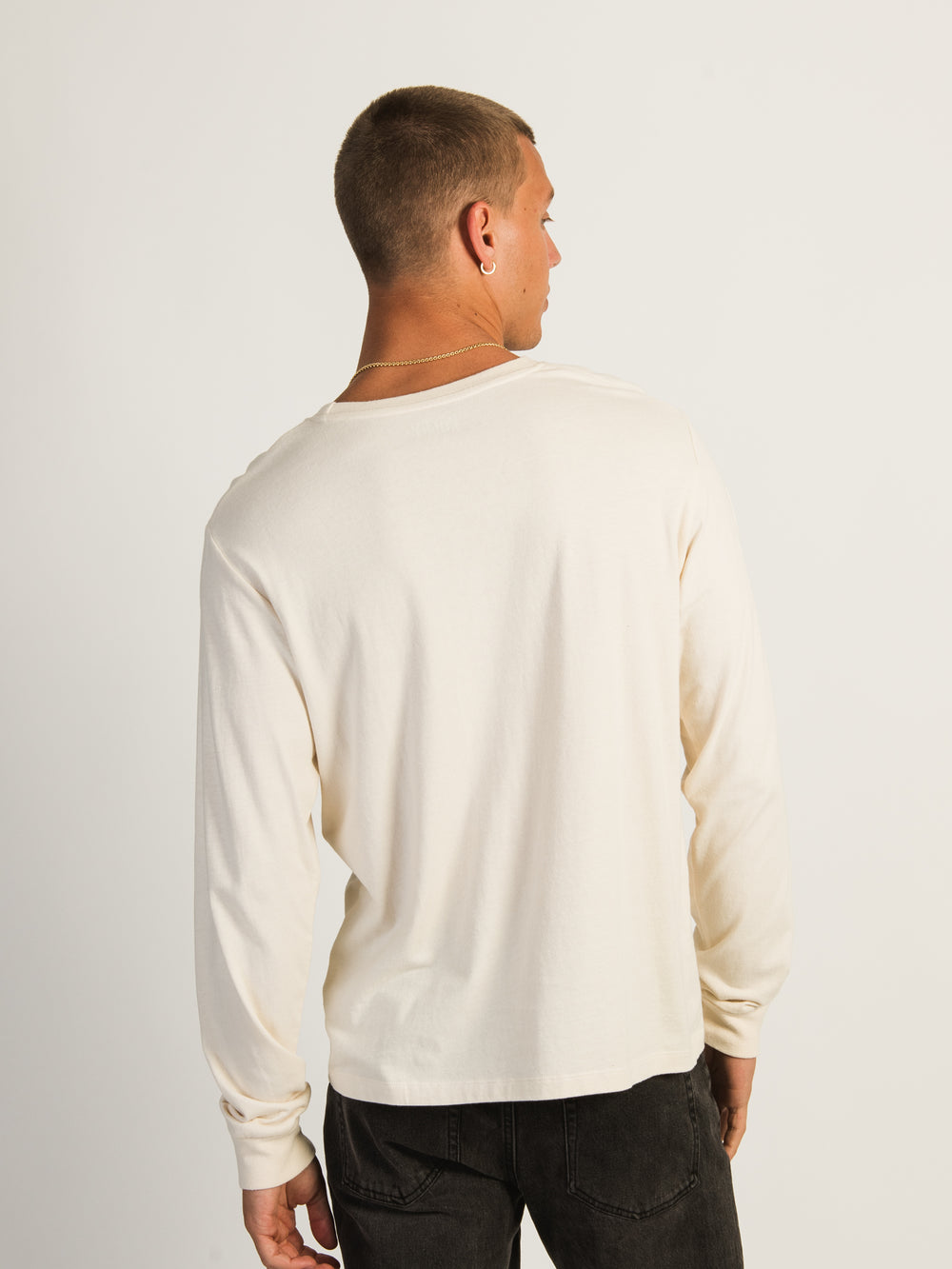 KOLBY GRAPHIC LONG SLEEVE TEE - WOOD BUFFALO