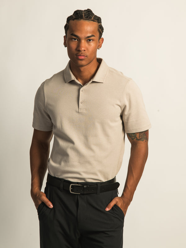 KOLBY KEEP COOL POLO - PEBBLE