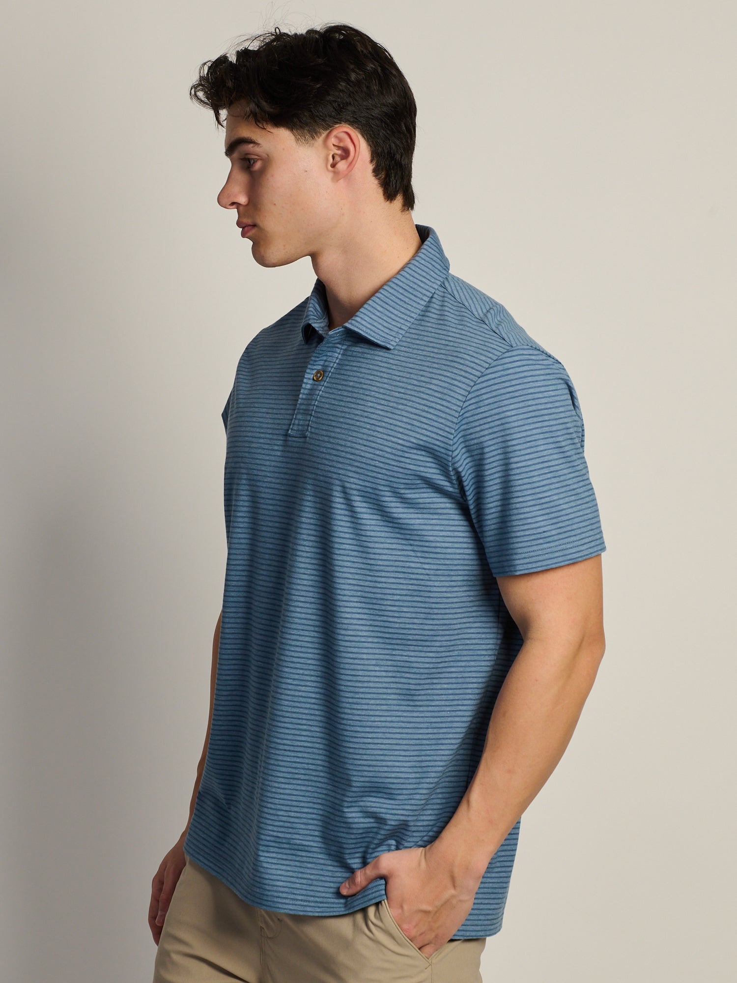 POLO LÉGER KOLBY KEEP COOL – BLEU