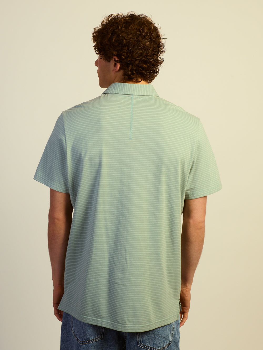 KOLBY KEEP COOL LIGHTWEIGHT POLO - DUSTY GREEN