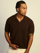 KOLBY KOLBY RELAXED FIT KNIT POLO - IRON - Boathouse