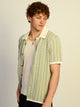 KOLBY KOLBY RELAXED FIT KNIT BUTTON UP - GREEN - Boathouse