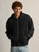 KOLBY KOLBY HEAVYWEIGHT WAFFLE HOODIE TEE - BLACK - Boathouse