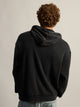 KOLBY KOLBY HEAVYWEIGHT WAFFLE HOODIE TEE - BLACK - Boathouse