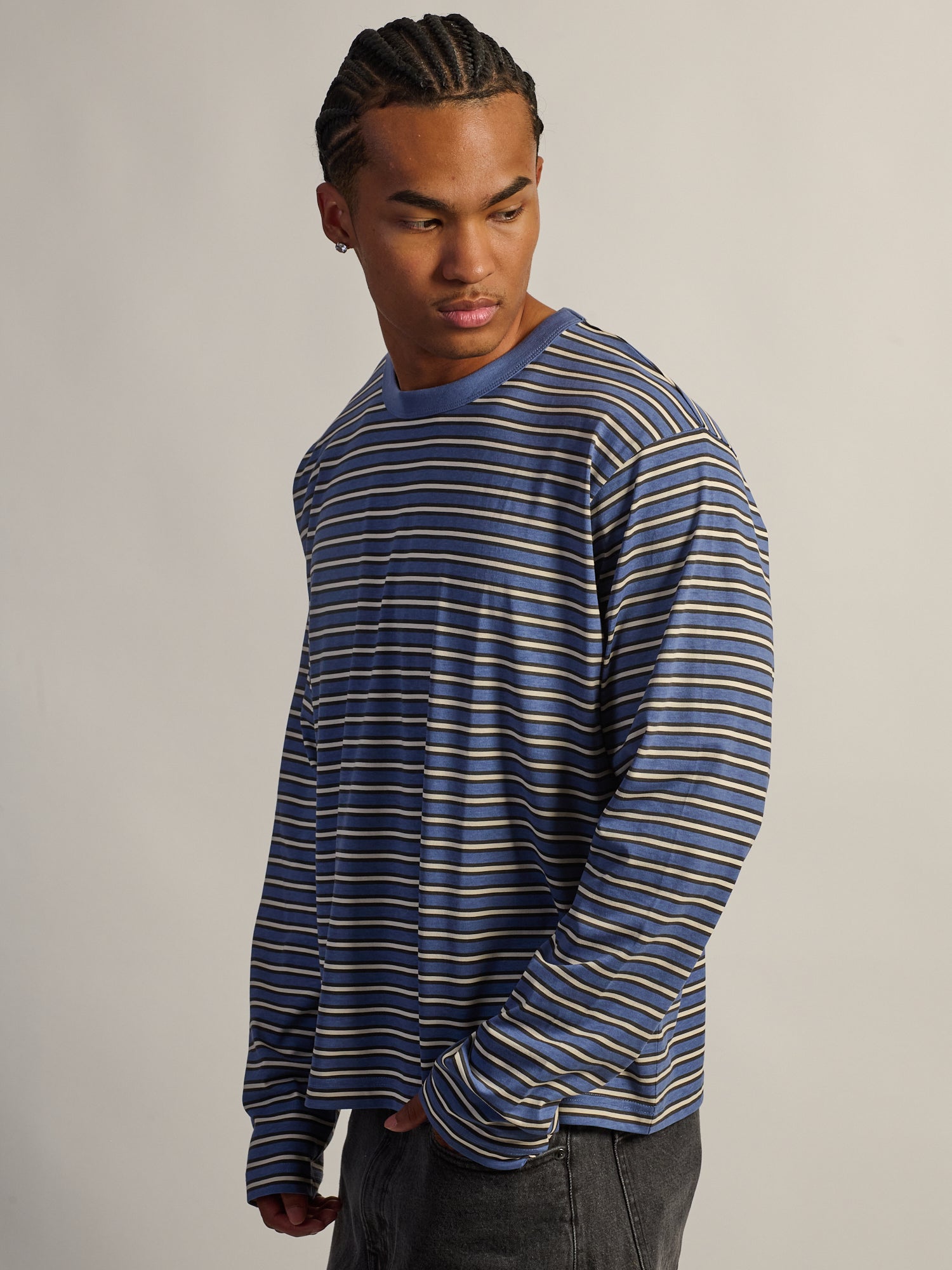 KOLBY ESSENTIAL BAGGY LONG SLEEVE TEE