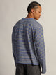KOLBY KOLBY ESSENTIAL BAGGY LONG SLEEVE TEE - BLUE STRIPE - Boathouse