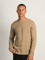 KOLBY COOPER DOUBLE NECK CREW - GREY