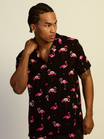 CHEMISE KOLBY FLAMINGO - NOIR