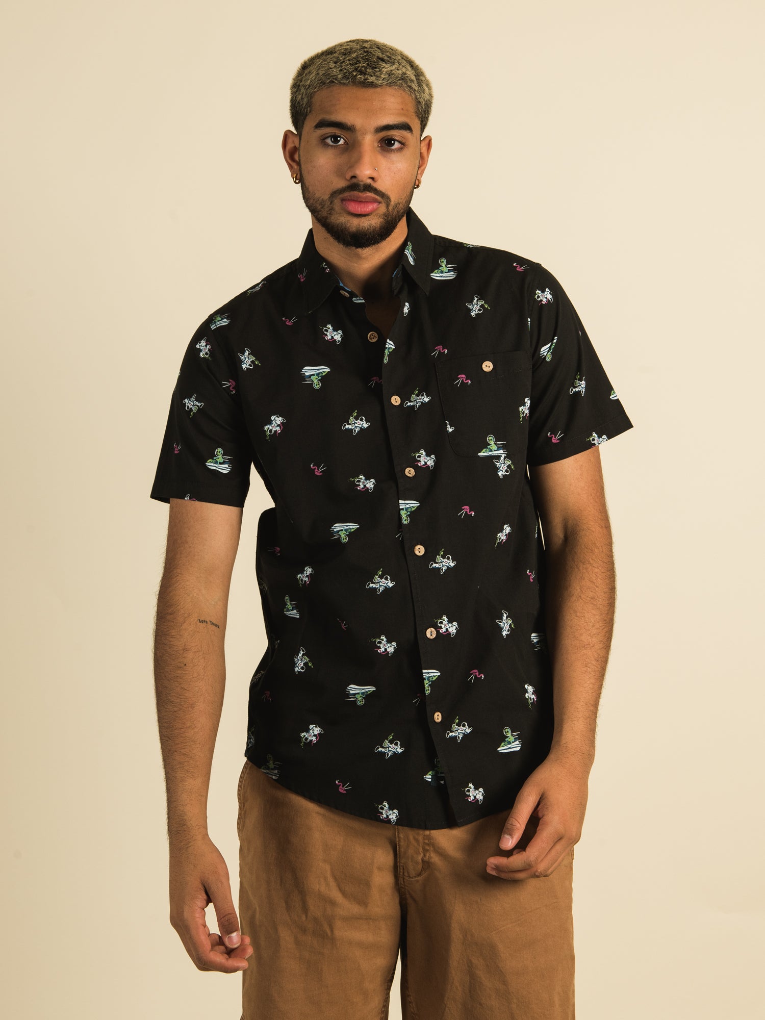 KOLBY ARCHER DITSY SHORT SLEEVE T-SHIRT - CLEARANCE