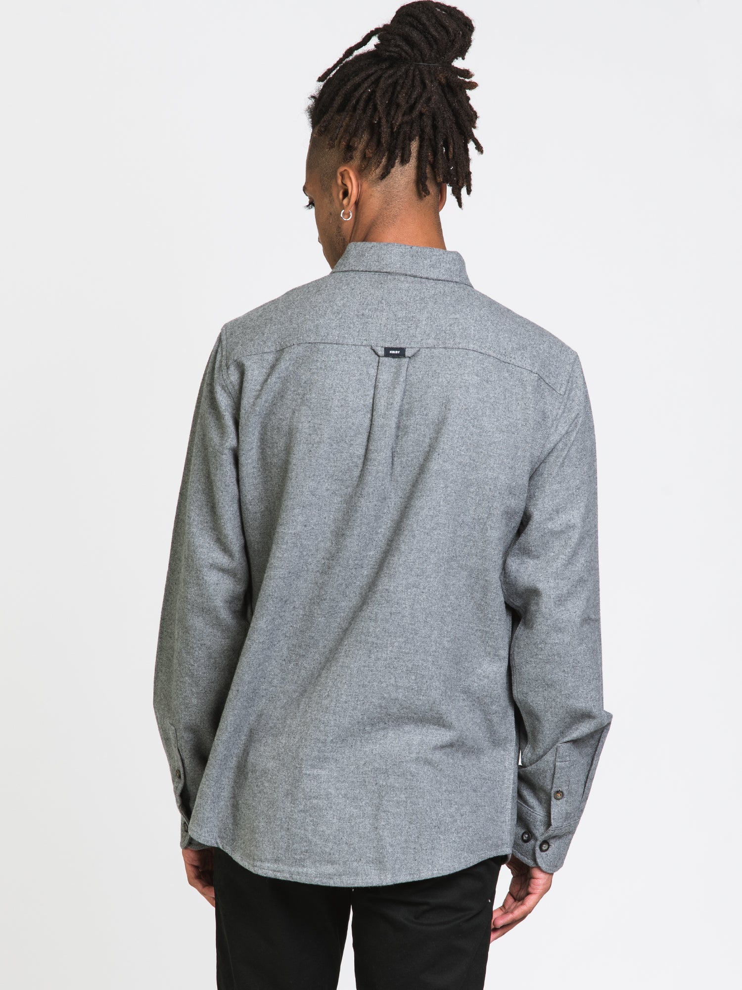 KOLBY HART MELANGE BUTTON UP