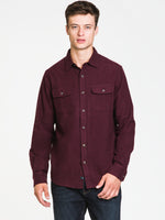 KOLBY HART MELANGE BUTTON UP - CLEARANCE