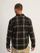 KOLBY KOLBY CLASSIC BUTTON UP PLAID - BLACK - Boathouse