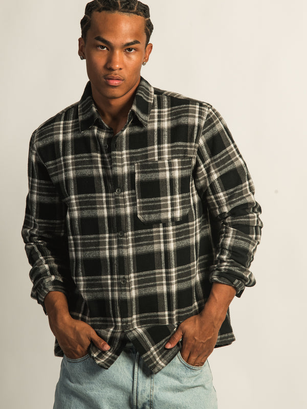 KOLBY 90S FLANNEL - BLACK