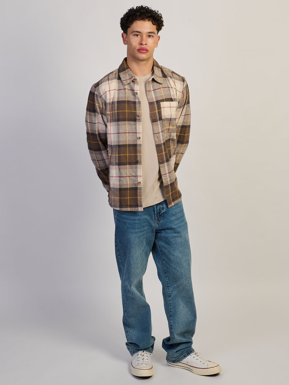 FLANELLE KOLBY ANNÉES 90 - CRÈME 