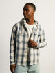 KOLBY KOLBY FLANNEL HOODIE - BLUE - Boathouse