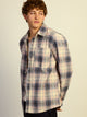 KOLBY KOLBY BOXY PLAID SHIRT - OFF WHITE - Boathouse