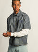 KOLBY KOLBY BOXY PLAID SHIRT - BLUE - Boathouse