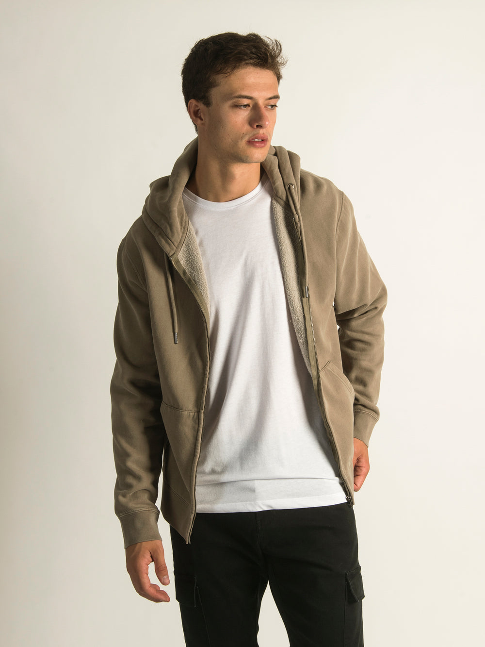 KOLBY RALLY ZIP FRONT HOODIE - CLEARANCE
