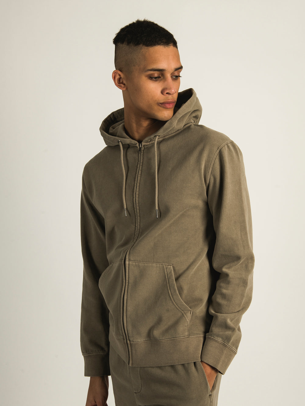 KOLBY RALLY ZIP FRONT HOODIE  - CLEARANCE