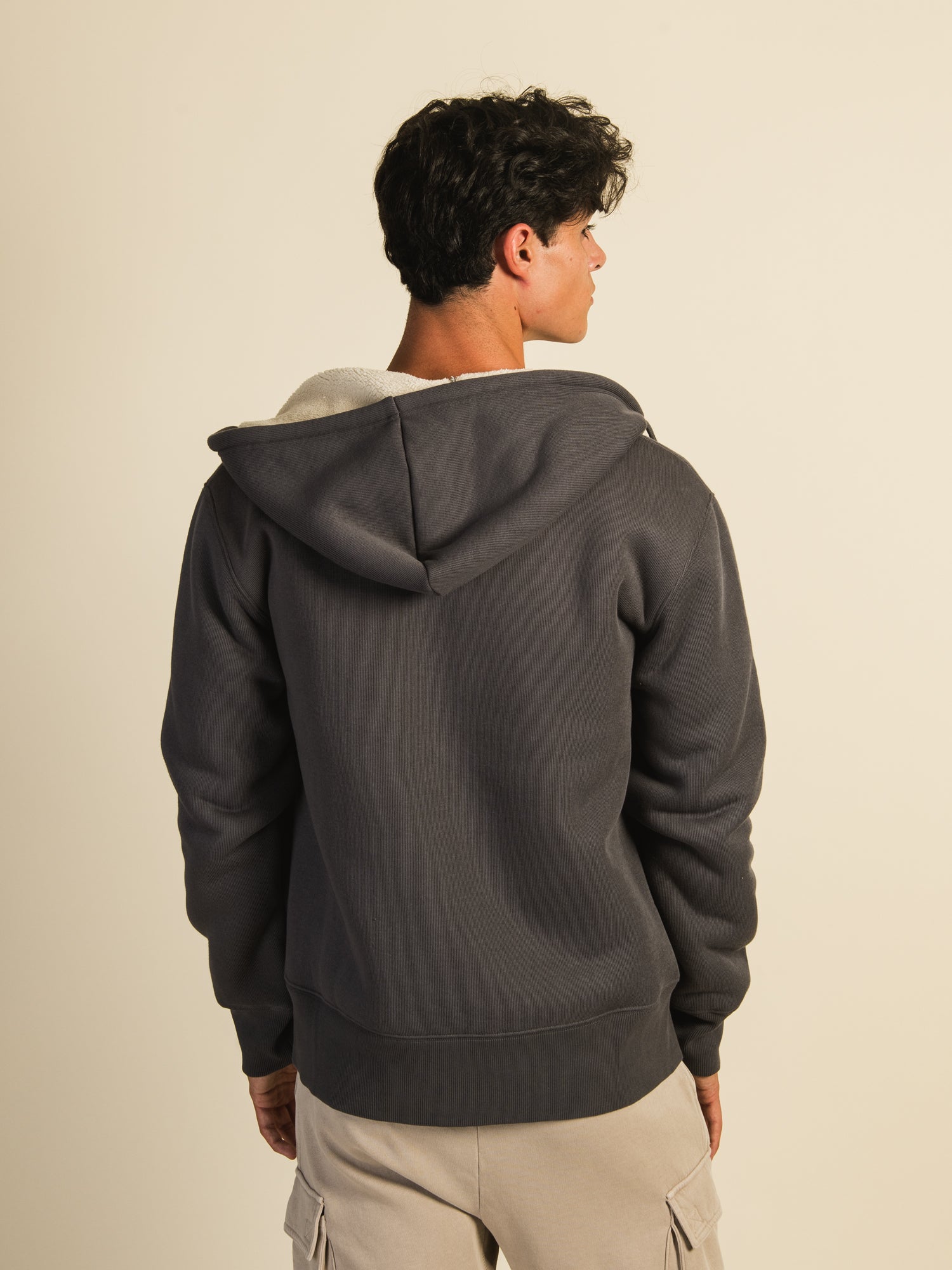 Sherpa lined 2025 fleece hoodie