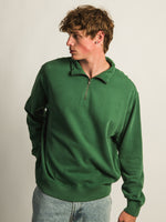 KOLBY RELAXED FIT QUARTER ZIP - PINE