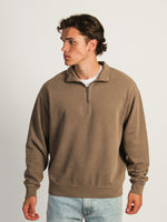 KOLBY PARKER VINTAGE WASH QUARTER ZIP - TIEDE