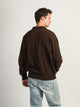 KOLBY PARKER VINTAGE WASH QUARTER ZIP - BROWN