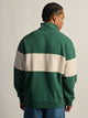 KOLBY KOLBY RELAXED FIT QUARTER ZIP HOODIE - GREEN - Boathouse