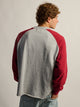 KOLBY KOLBY RAGLAN CREW HOODIE - RED - Boathouse