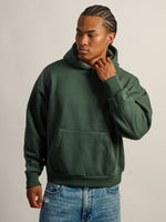 SWEAT À CAPUCHE LOURD COUPE COURT KOLBY - VERT