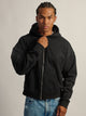 KOLBY KOLBY SHORT CUT HEAVYWEIGHT ZIP-UP - BLACK - Boathouse