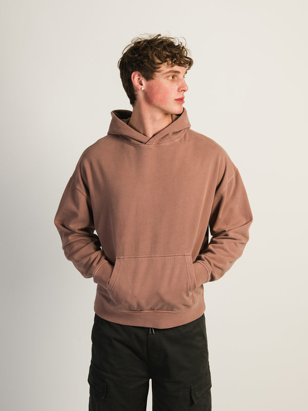 KOLBY RELAXED FIT HOODIE - BURGUNDY
