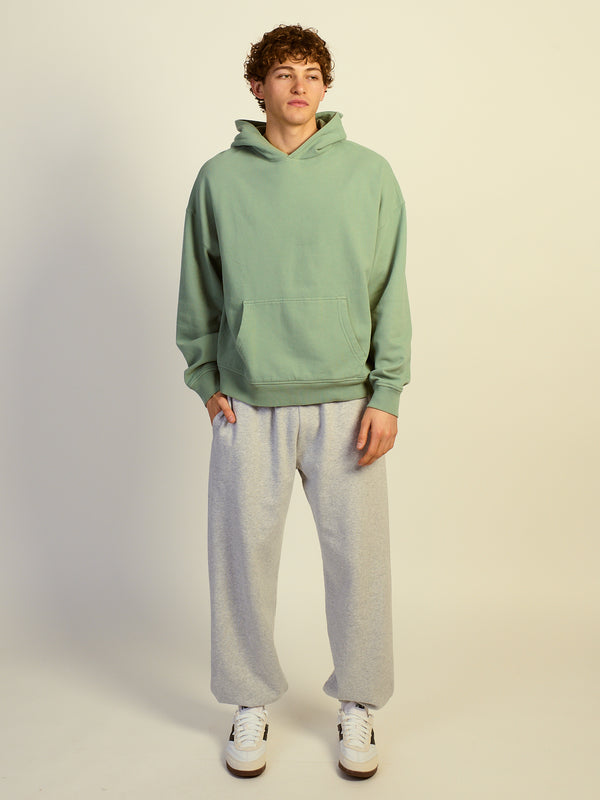 KOLBY RELAXED FIT HOODIE - DUSTY GREEN