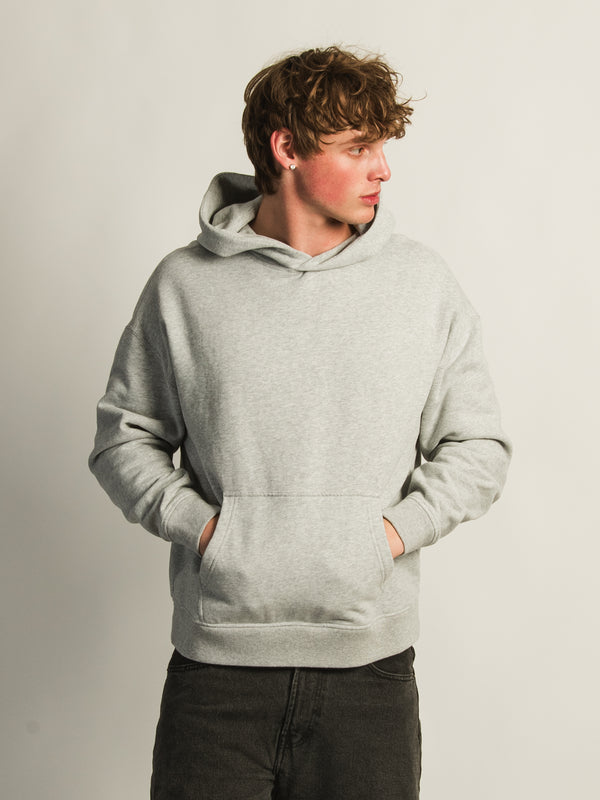 KOLBY RELAXED FIT HOODIE - HEATHER GREY