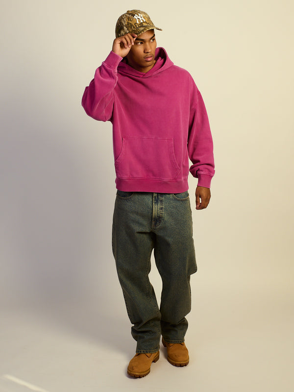 KOLBY RELAXED FIT HOODIE - MAGENTA