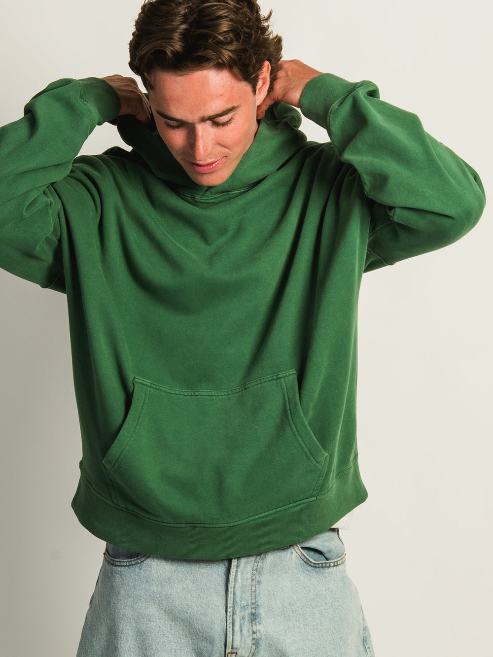 KOLBY RELAXED FIT HOODIE - PINE