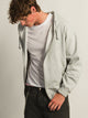 KOLBY KOLBY RELAXED CREW FIT FULL ZIP HOODIE - HEATHER GREY - Boathouse
