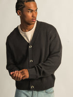 KOLBY BOXY CARDIGAN - BLACK