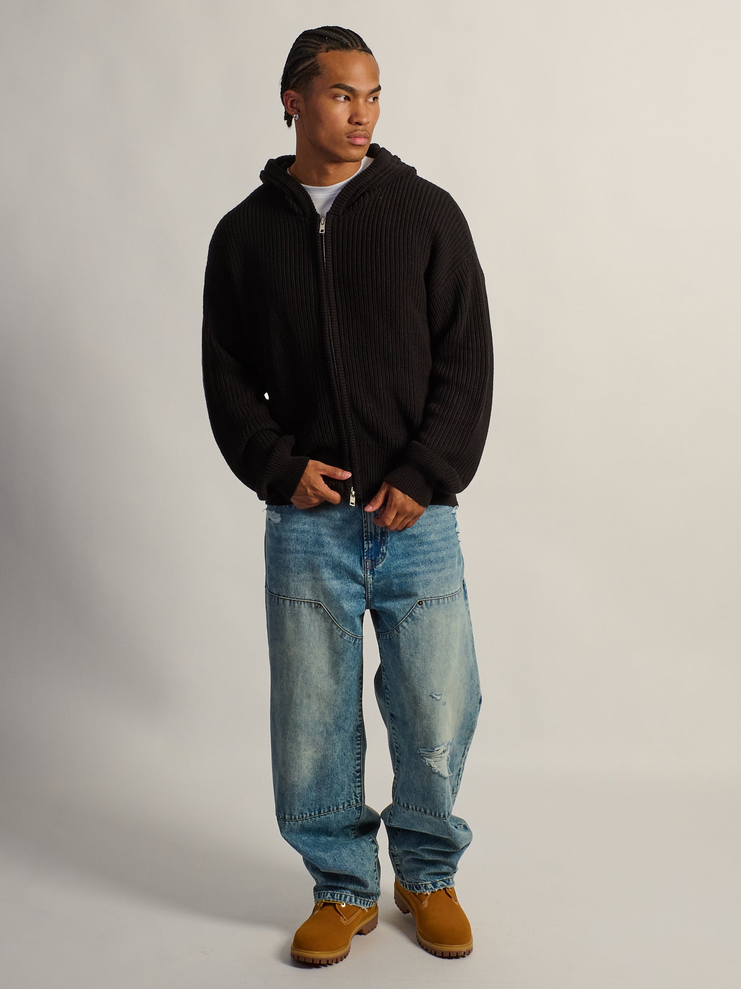 PULL À CAPUCHE KOLBY - NOIR