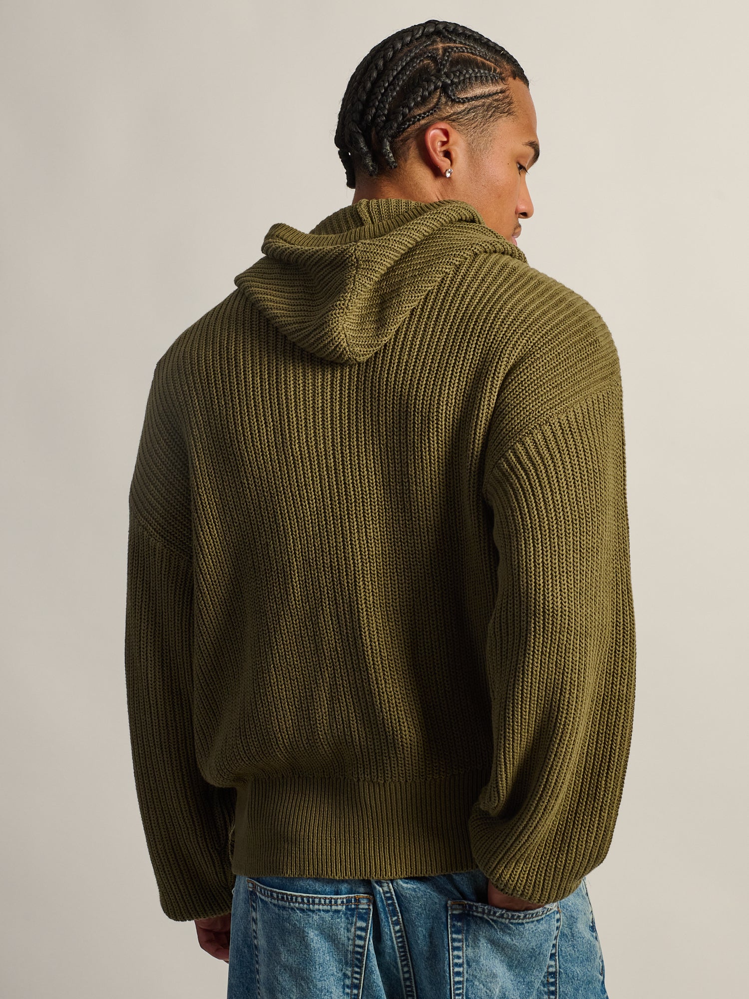 PULL À CAPUCHE KOLBY - OLIVE