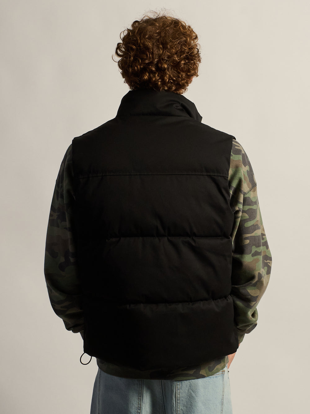 KOLBY PUFFER VEST - BLACK