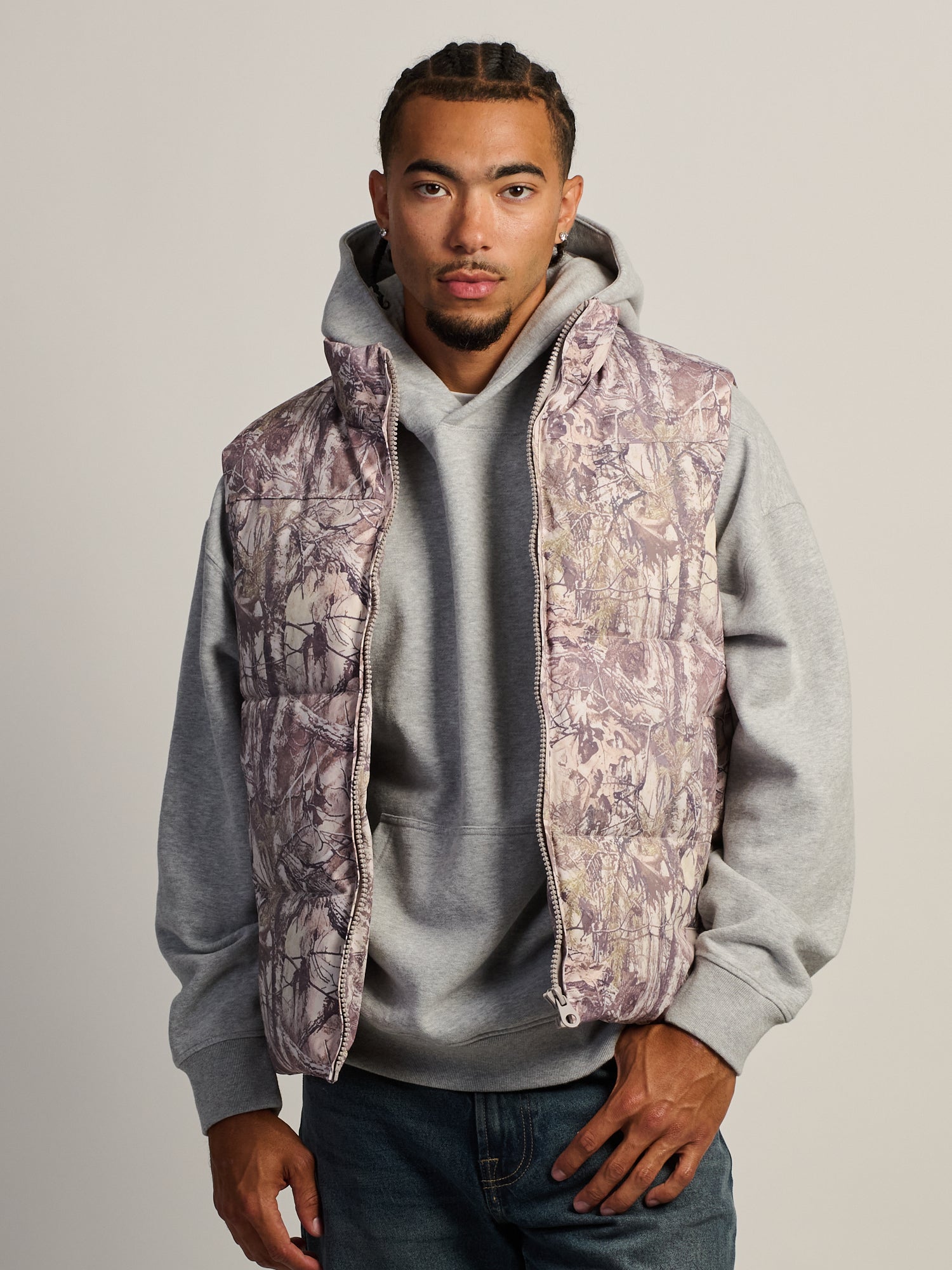 KOLBY PUFFER VEST - CAMOUFLAGE