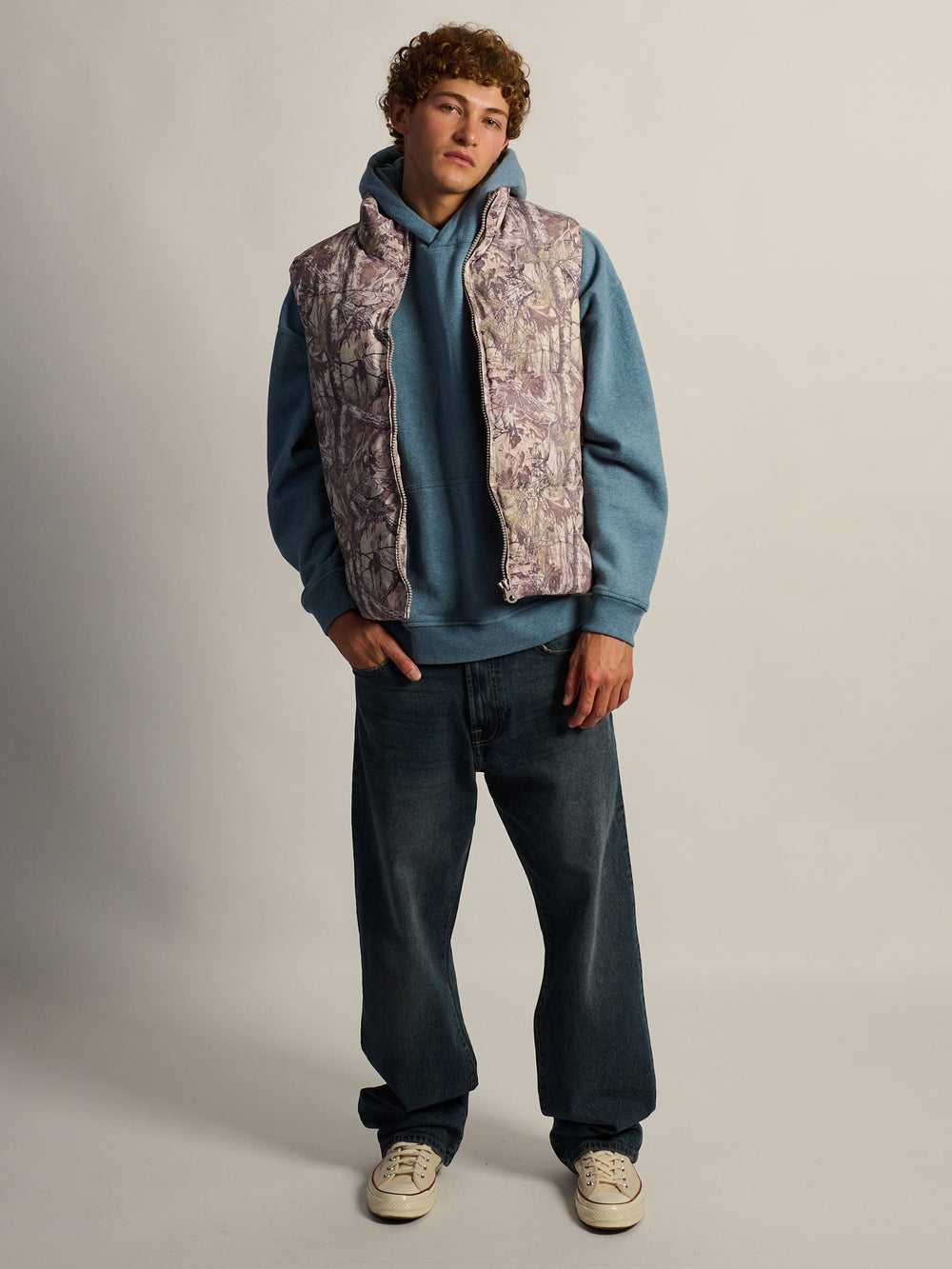 KOLBY PUFFER VEST - CAMOUFLAGE