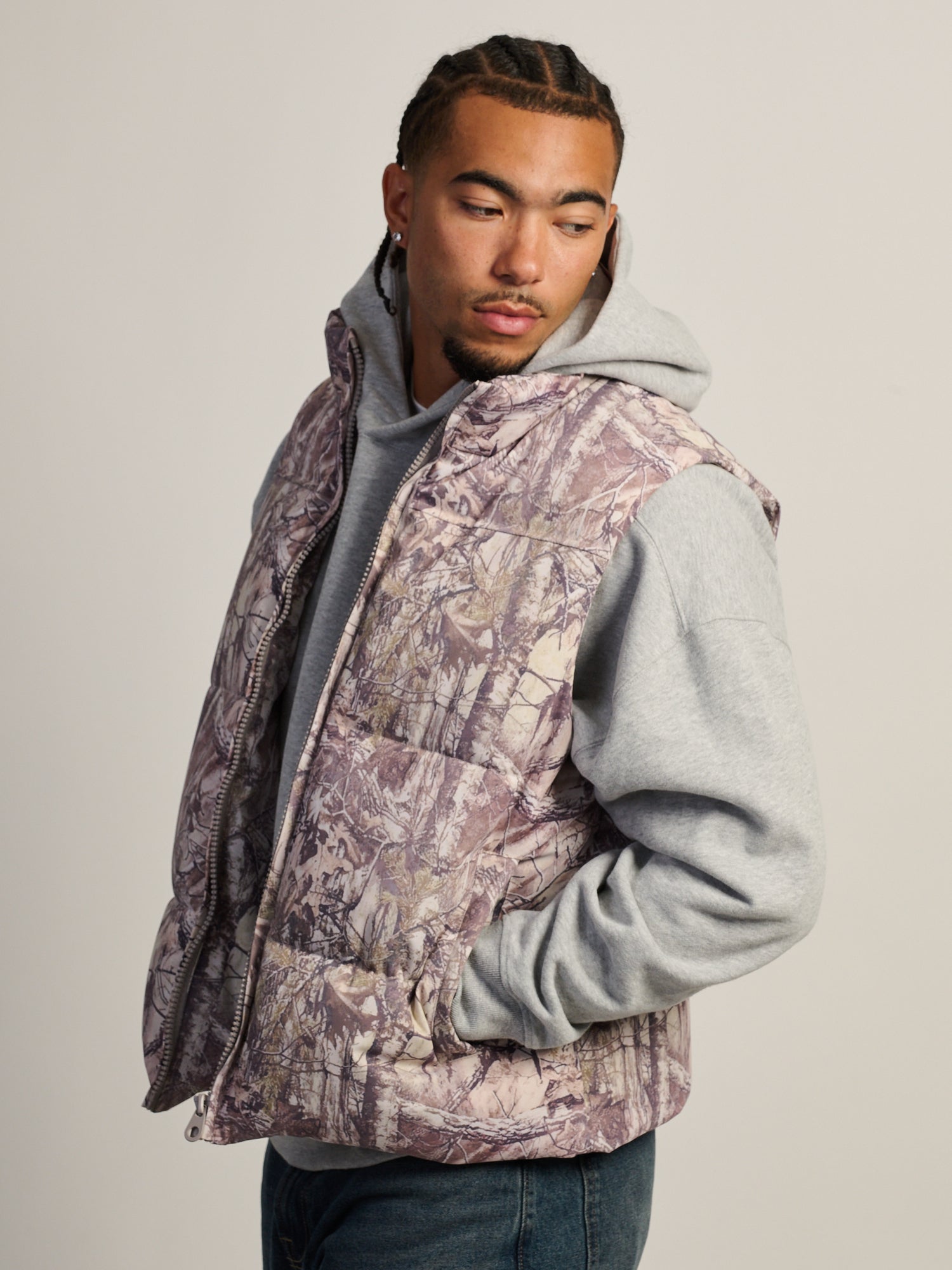 KOLBY PUFFER VEST - CAMOUFLAGE