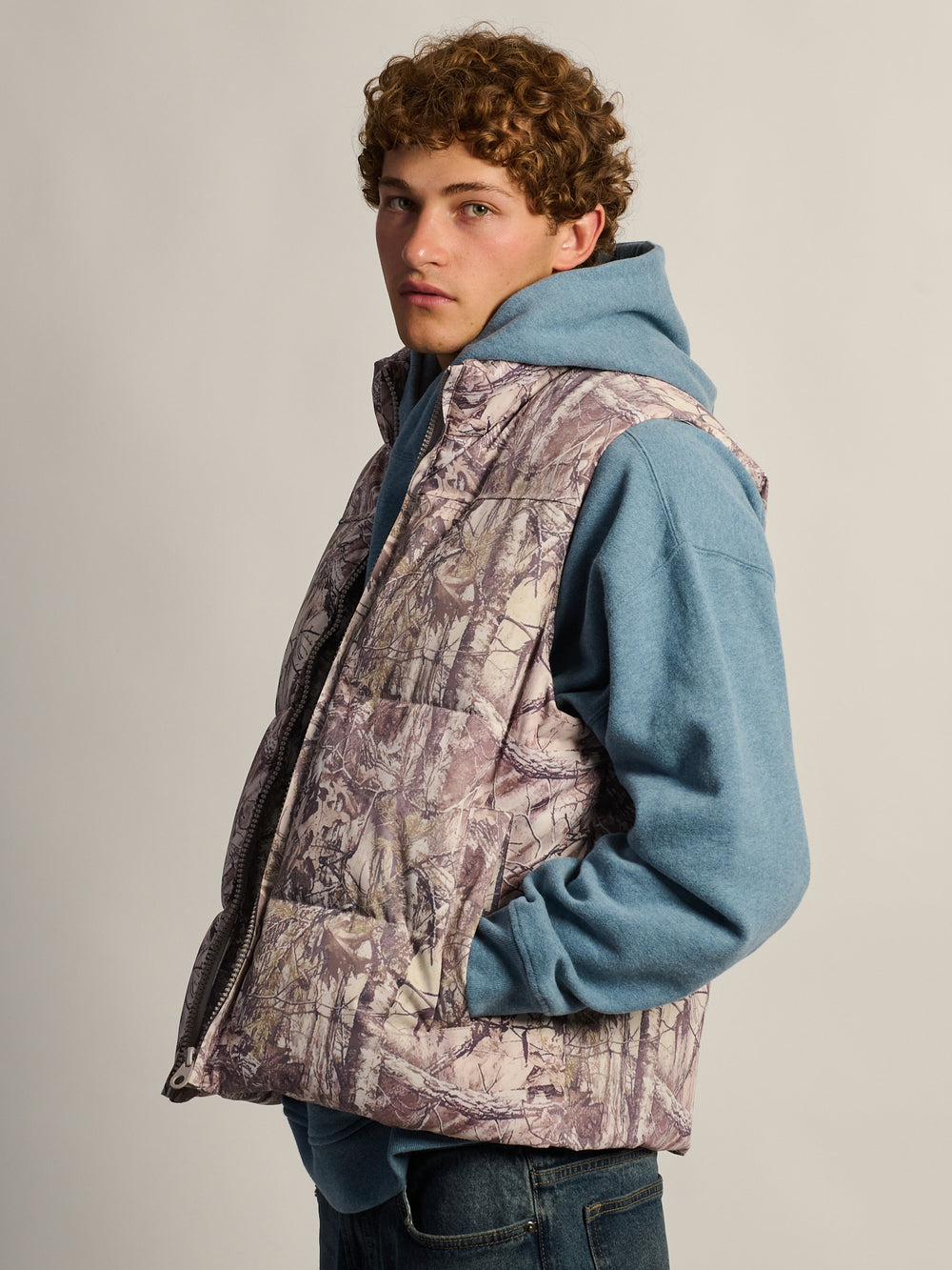 KOLBY PUFFER VEST - CAMOUFLAGE